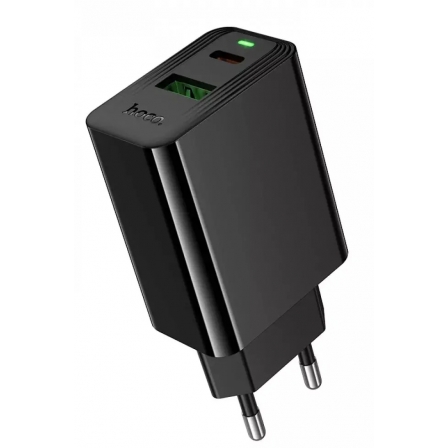 Мережевий зарядний пристрій Hoco CS95A Leader 30W GaN Black (6942007671149)