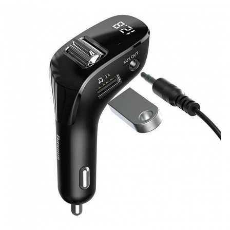 АЗУ с FM-трансмиттером Baseus Streamer F40 AUX wireless MP3 car charger Black (CCF40-01), Черный
АЗУ с FM-трансмиттером Baseus Streamer F40 AUX wireless MP3 car charger Black (CCF40-01), Черный