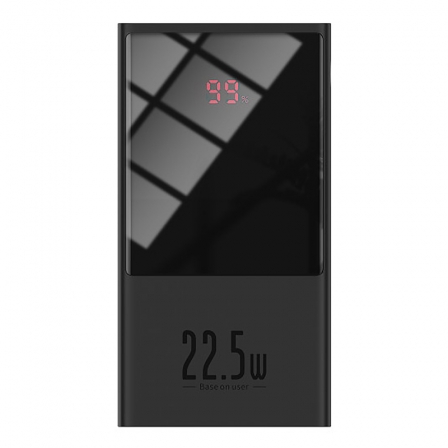 Внешний аккумулятор Baseus Super mini digital Display power bank 10000mAh 22.5W Black (PPMN-A01), Черный
Внешний аккумулятор Baseus Super mini digital Display power bank 10000mAh 22.5W Black (PPMN-A01), Черный