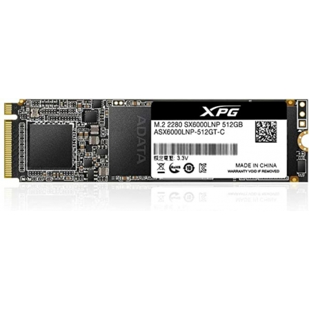 SSD M.2 ADATA XPG SX6000 Lite 512GB 2280 PCIe 3.0x4 NVMe 3D Nand Read/Write: 1800/1200 MB/sec
SSD M.2 ADATA XPG SX6000 Lite 512GB 2280 PCIe 3.0x4 NVMe 3D Nand Read/Write: 1800/1200 MB/sec