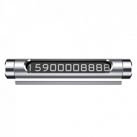 Парковочная карта Baseus Temporary Parking Number Card Silver (ACNUM-0S), Серебристый
Парковочная карта Baseus Temporary Parking Number Card Silver (ACNUM-0S), Серебристый