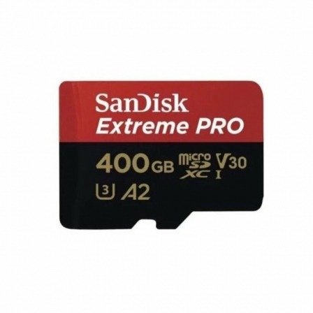 microSDXC (UHS-1 U3) SanDisk Extreme Pro A2 400Gb class 10 V30 (R170MB/s,W90MB/s) (adapter SD)
microSDXC (UHS-1 U3) SanDisk Extreme Pro A2 400Gb class 10 V30 (R170MB/s,W90MB/s) (adapter SD)