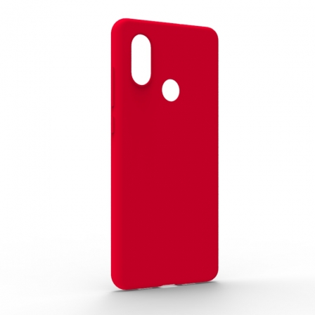 

Чехол-накладка Xiaomi Mi8 Monochromatic Red, Красный