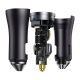 Автомобільний зарядний пристрій Baseus Golden Contactor Pro Dual Fast Charger Car Charger C+C 40W Dark Gray