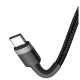 Кабель Baseus Cafule Cable USB Type-C to Type-C 60W 1m Black/Grey (CATKLF-IG1)