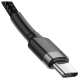 Кабель Baseus Cafule Cable USB Type-C to Type-C 60W 1m Black/Grey (CATKLF-IG1)