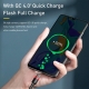 Кабель Baseus Cafule USB Type-C to USB Type-C 60W PD Quick charge 1 м Black/Red (CATKLF-I91)