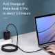 Кабель Baseus Cafule USB Type-C to USB Type-C 60W PD Quick charge 1 м Black/Red (CATKLF-I91)