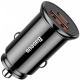 Автомобільний зарядний пристрій Baseus Circular Plastic QC 4.0+PD3.0 30W USB + Type-C 5A Black (CCYS-D01)