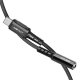 Кабель-перехiдник ACEFAST C1-07 USB-C to 3.5mm aluminum alloy headphones adapter cable Black