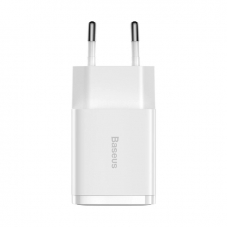 Мережевий зарядний пристрій Baseus Compact Charger 2U 10.5W EU White