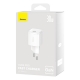 Мережевий зарядний пристрій Baseus Cube Pro Fast Charger 1C 30W EU White
