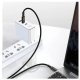 Кабель Baseus Tungsten Gold Fast Charging Data Cable Type-C to Type-C 100W 2m Black