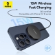 Бездротовий зарядний пристрій Baseus Simple Mini4 Air Magnetic Wireless Charger Qi2 15W Cluster Black