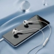 Навушники Baseus Encok 3.5mm lateral in-ear Wired Earphone H17 White