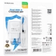 Мережевий зарядний пристрій з кабелем BOROFONE BAS41A Potential dual-port charger set(Micro) White