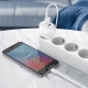 Мережевий зарядний пристрій з кабелем BOROFONE BAS41A Potential dual-port charger set(Micro) White