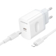 Мережевий зарядний пристрій з кабелем BOROFONE BA99A Breeze single port PD20W charger set(C to iP) White