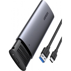 Зовнішня кишеня для накопичувача UGREEN USB-C to M.2 NGFF 5G Enclosure A TO C Cable 50cm