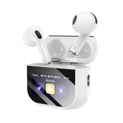 Бездротові навушники HOCO EW82 Sparkle true wireless touch screen BT headset White