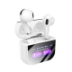 Бездротові навушники HOCO EW82 Sparkle true wireless touch screen BT headset White