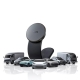 Автотримач для телефона з БЗП Baseus C02 Pro Series Magnetic Wireless Charging Car Mount Cluster Black