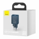 Мережевий зарядний пристрій з кабелем Baseus Super Si 1C 20W With Simple Wisdom Data Cable Type-C/iP 1m Blue
