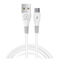 Кабель WUW-X195 USB Type-C 2,4A 1m white
