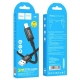 Кабель HOCO X91 Radiance charging data cable for iP(L3M) Black