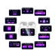 Бездротові навушники HOCO EW72 Lite Soar true wireless touch screen BT headset White