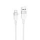 Кабель HOCO X109 Energy silicone charging data cable Micro(L1M) White