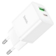 Мережевий зарядний пристрій HOCO N28 Founder PD20W+QC3.0 charger White