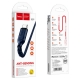 Кабель HOCO X59 USB to Type-C 3A, 1m, nylon, TPE connectors, Blue