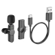 Бездротова мікрофонна система BOROFONE BFK12 Trophy lavalier wireless digital microphone Type-C Black
