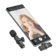 Бездротова мікрофонна система BOROFONE BFK12 Trophy lavalier wireless digital microphone Type-C Black