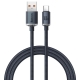 Кабель Baseus Crystal Shine Series Fast Charging Data Cable USB to Type-C 100W 1.2m Black