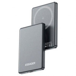 Зовнішній акумулятор (павербанк) Essager KR-W002 5000mAh Grey (EDY5K-YJ0A-Z)