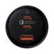 Автомобільний зарядний пристрій Baseus Qualcomm Quick Charge 5 Technology Multi-Port Fast Charge Car Charger C+C+U 160W set Gray