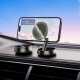 Автотримач для телефона HOCO H83 Metal ring magnetic car holder(center console) metal grey