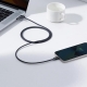 Кабель Baseus Crystal Shine Series Fast Charging Data Cable USB to iP 2.4A 1.2m Black