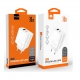 Мережевий зарядний пристрій WUW-C208 30W PD USB-C + USB QC3.0 18W white