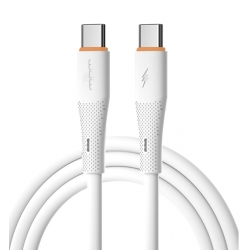 Кабель WUW-X225 Type-C to Type-C PD 65W white