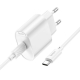 Мережевий зарядний пристрій з кабелем HOCO C109A(PD20W) Fighter single port PD20W charger set(C to C) White
