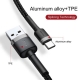 Кабель Baseus Cafule Cable USB For Type-C 3A 0.5m Gray+Black