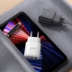 Мережевий зарядний пристрій з кабелем HOCO C141A Smart dual-port charger set(Micro) White