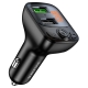 АЗП з FM-модулятором BOROFONE BC41 Eminency QC3.0 Car BT FM transmitter 18W Black 8525500090