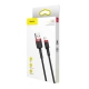 Кабель Baseus Cafule Cable USB For Lightning 1.5A 2m Red+Black