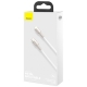 Кабель Baseus Cafule Series Metal Data Cable Type-C to iP PD 20W 1m White