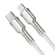 Кабель Baseus Cafule Series Metal Data Cable Type-C to iP PD 20W 1m White