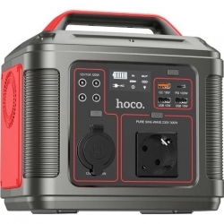 Зарядна станція Hoco DB28 Iron Gray/Red